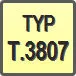 Piktogram - Typ: T.3807
